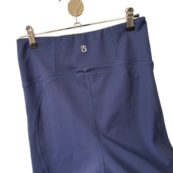 Buff Bunny Womens Large Activewear Leggings Workout High Impact Dark Blue - Picture 8 of 9